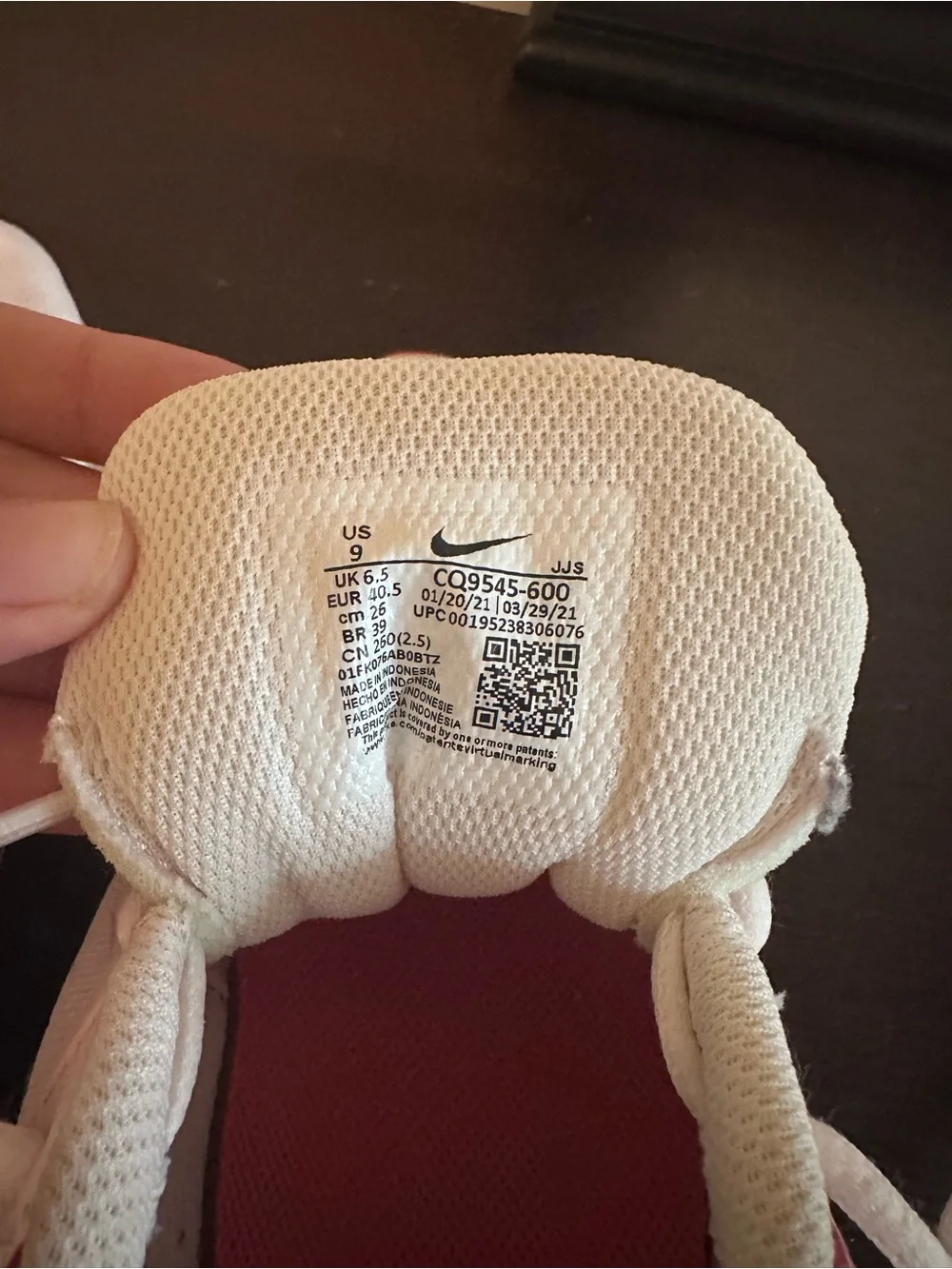 Nike Kids Sneakers - White & Pink